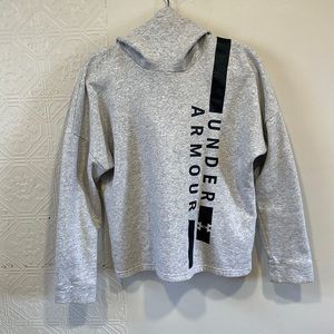 Grey under armour cowl neck